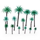  14 Pcs Artificial Palm Tree Miniature Trees Model Coconut Palms Lanscape