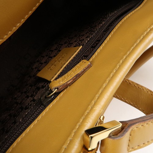 GUCCI Jackie Suede Leather Shoulder Bag Hand Bag Camel 002・1068 Auth Used F/S - Picture 22 of 24