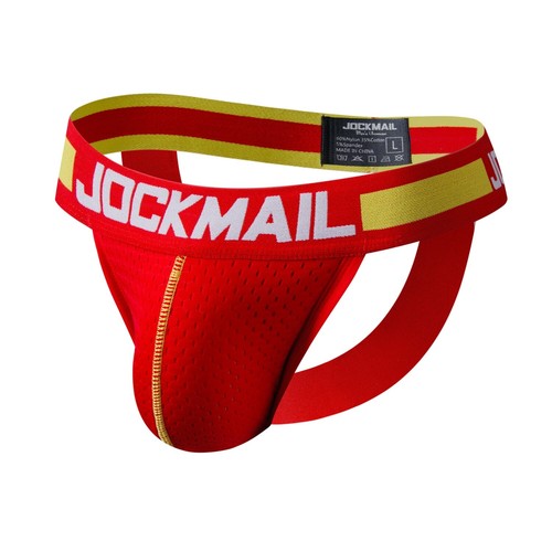 JOCKMAIL Herren Bikini Unterwäsche Low Waist Bulge Pouch Jockstrap Boxershorts❤ - Bild 49 von 61