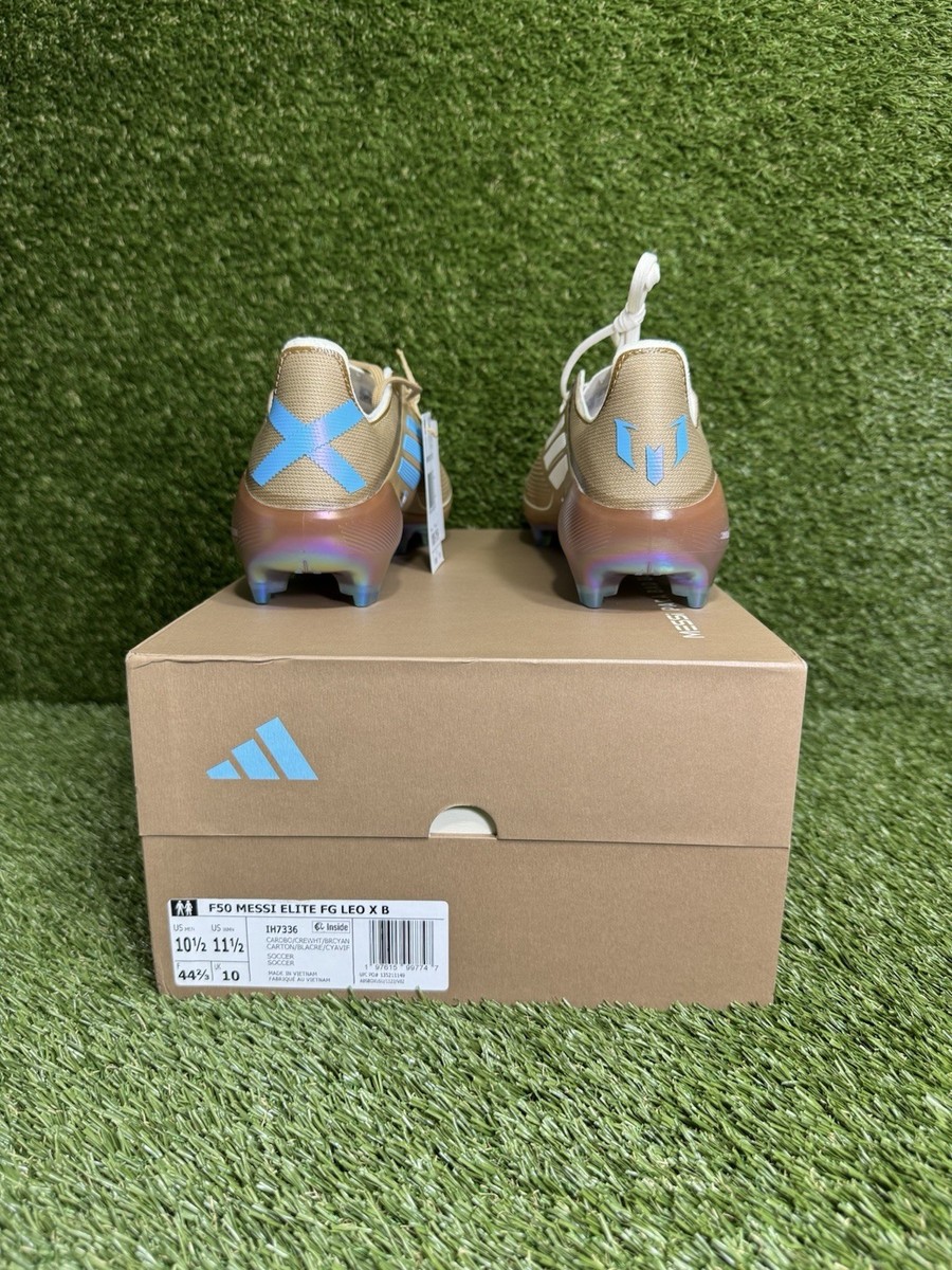 Adidas F50 Messi x Bad Bunny Elite Fg Cleats - Cardboard/Cream