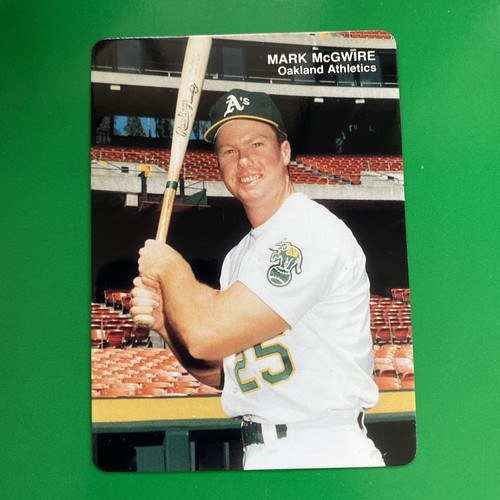 Mark McGwire 1989 Mother's Cookies Card #2 Oakland Athletics