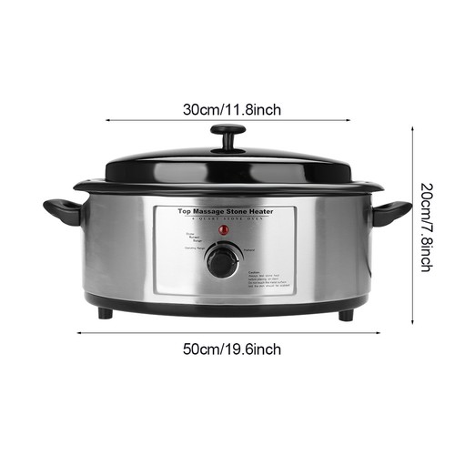 6 Quart Hot Massage Stone Heater Spa Salon Warmer Heating Device Volcanic En 3CS - Picture 7 of 7