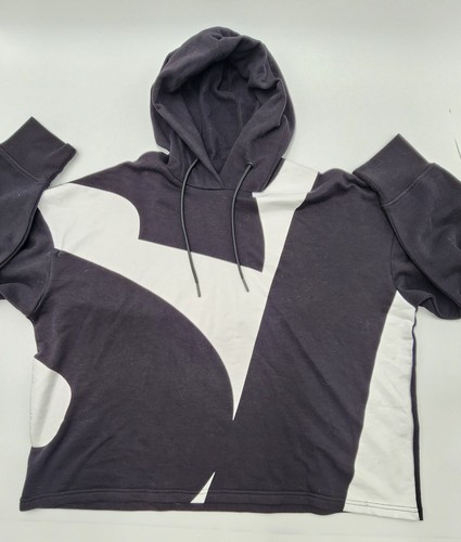 Felpa nera con cappuccio e zip davanti Sports Illustrated SI, XL - Foto 6 di 18