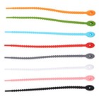 10 PCS Silicone Tie Multi-function Cable Ties Multipurpose Wire