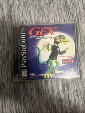 Gex Enter the Gecko (Sony PlayStation 1 - PS1, 1996) Complete CIB W/ Manual Game