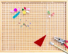 17''x12'' Stained Glass Cutting Mat with Tray, Great for Scoring and Cutting ...