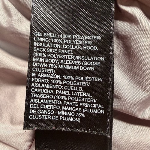 The North Face Mädchen XL 550 Daunen Puffer Jacke Parka Kapuze lange Aussparung *LESEN* - Bild 6 von 9