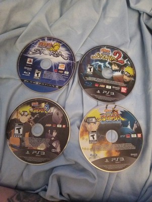 Naruto : Ultimate Ninja Storm Gen5 And 1-2-3 ( PS3) DISCS ONLY Bundle!