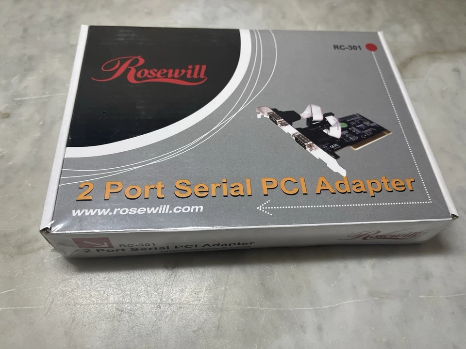 Rosewill 2 Port Serial DB9 PCI Adapter RC-301 - Image 3 of 3