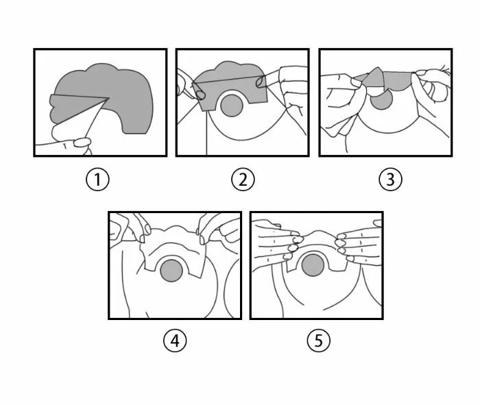 5 Paar Sexy BH Brust Klebe Push Up Tapes Selbstklebend Unsichtbar NEU TOP - Bild 4 von 4