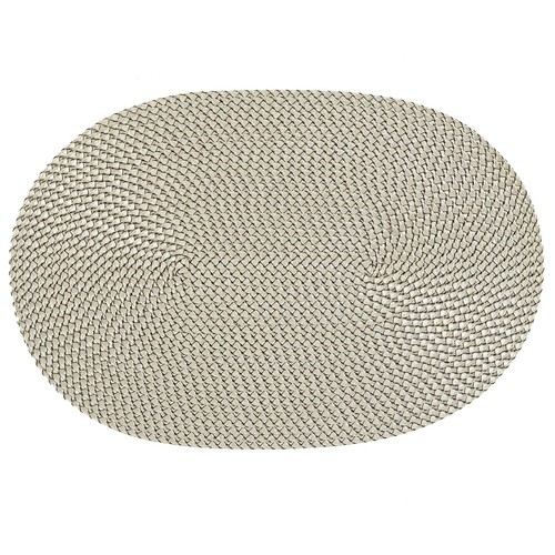 Juego de mesa ovalado 33x45 cm cesta juego de espacio lavable mantas de asiento punto trenzado - Imagen 2 de 34
