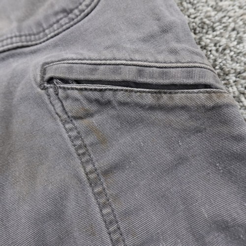 Carhartt Pants Mens 32X34 Gray Relaxed Loose Baggy Distressed Grunge Canvas Work - Picture 22 of 24