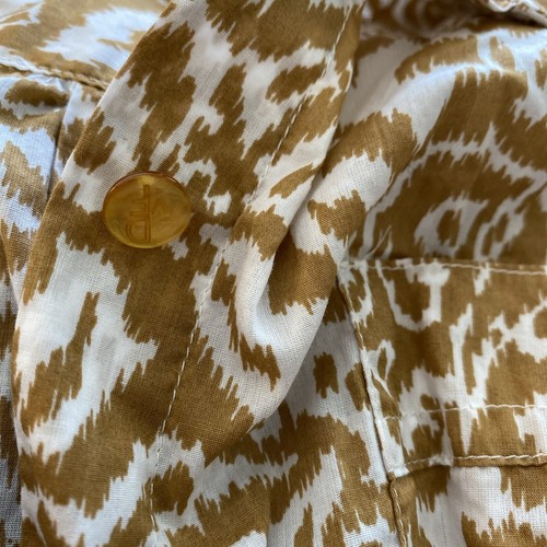Diane Von Furstenberg Dress Casual Size Medium Long Shirt Dress Vintage - Picture 5 of 5