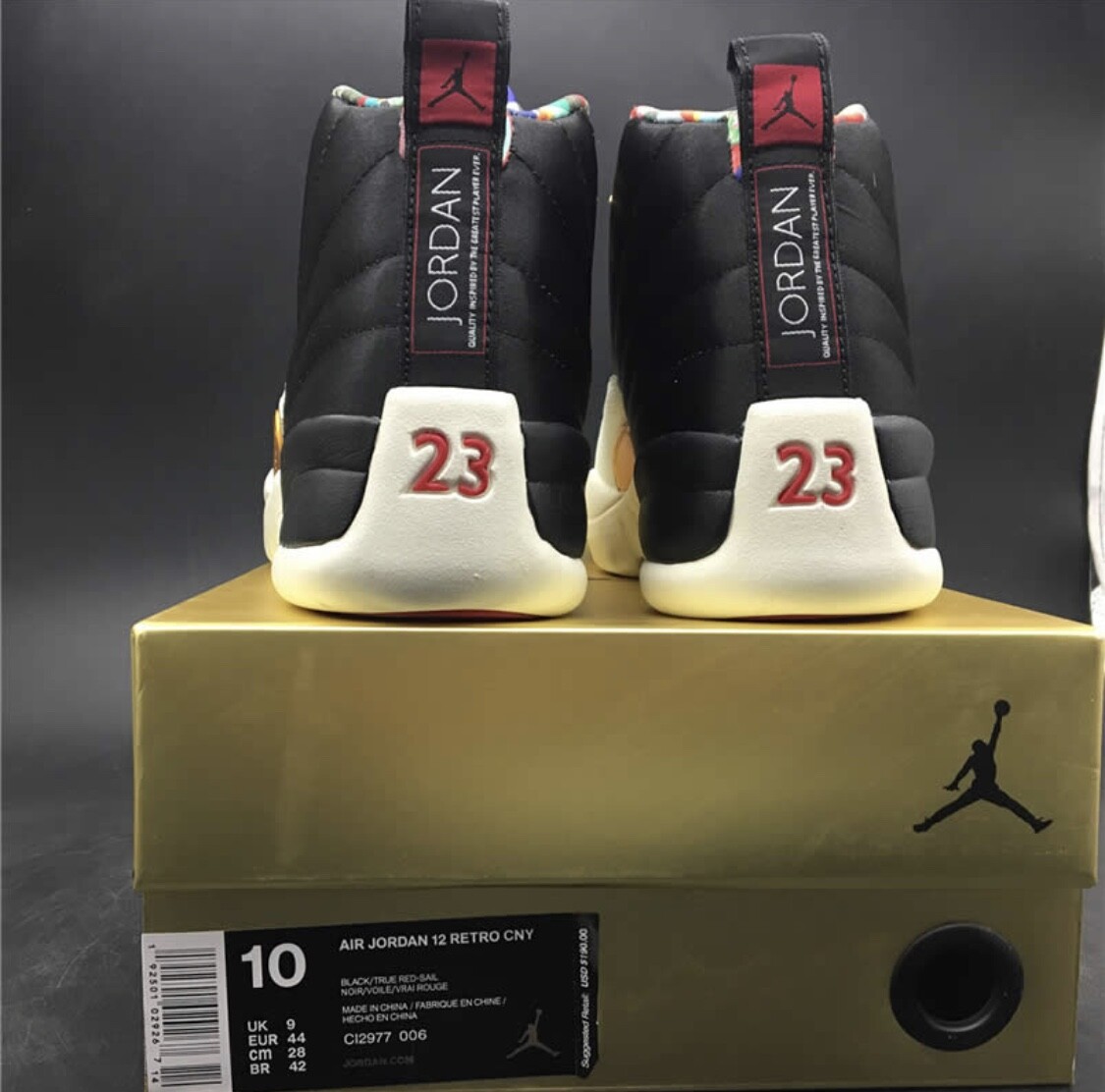 Nike Air Jordan 12 12 12 Retro CNY size 10 42500f Nike Air Jordan 12 12 12 Retro CNY size 10 42500f