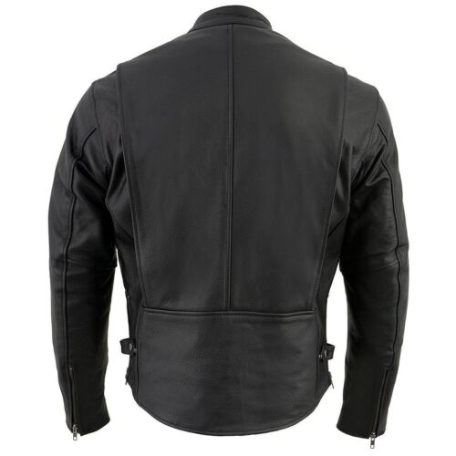 Milwaukee Leather Men's 3X Classic Scooter Jacket Black - Picture 7 of 8