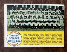1958 Topps Chicago White Sox Team Card #256
