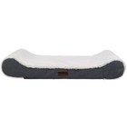 New ListingLounger Large Orthopedic Contour Dog Bed, Gray, 38 lb limit