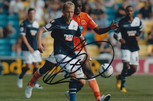 MILLWALL HAND SIGNED JOSH WRIGHT 6X4 PHOTO.