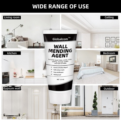 Drywall Patch Repair Kit2 Pack Wall Mending Agent Spackle Wall Repair Paste With - Picture 6 of 6