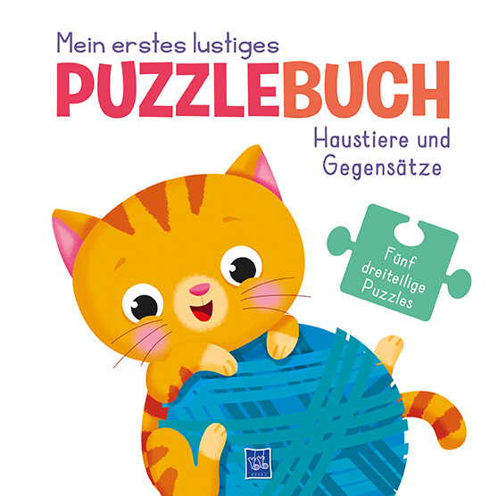 Thumbnail - Unbekannt. / Mein Erstes Lustige Puzzlebuch - Haustiere Und Gegensätze