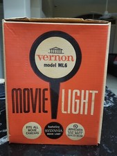 VERNON MOVIE LIGHT ML6 Vintage Sylvania Lamp 650 Watt Original Box