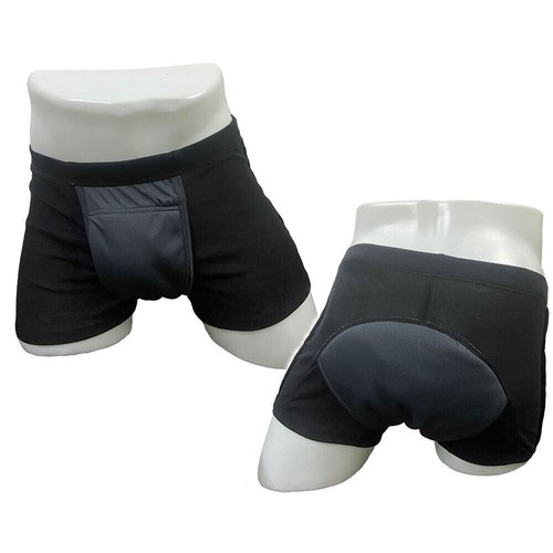 Men's Washable Incontinence underwear Adults Patient Reusable Breathable Boxer