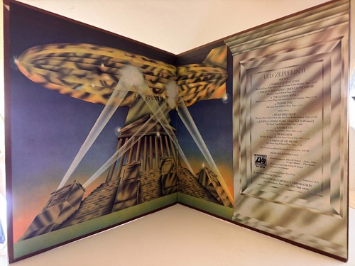 Rock LP LED ZEPPELIN II Atlantic 8236 Presswell 1st ROBERT LUDWIG RL / SS Press - Foto 3 di 6