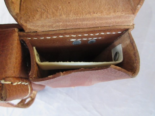 Patronentasche K98 Karabiner LW DAK WH Wehrmacht Braun Pouch Ladestreifen WWII - Bild 3 von 4