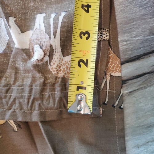 Jungle Wild Animals Safari Baby Quilt Blanket Tapestry 2 Curtain Panels 43 X 72 - Picture 11 of 12