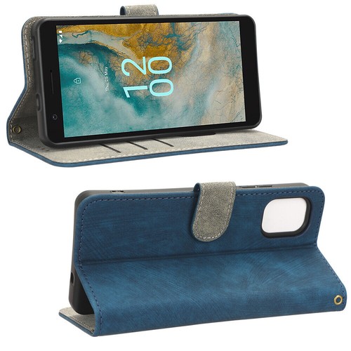 Strap Leather Wallet Phone Case For Nokia HMD Pulse Plus X30 C12 C22 G42 C02 C32 - Picture 16 of 54