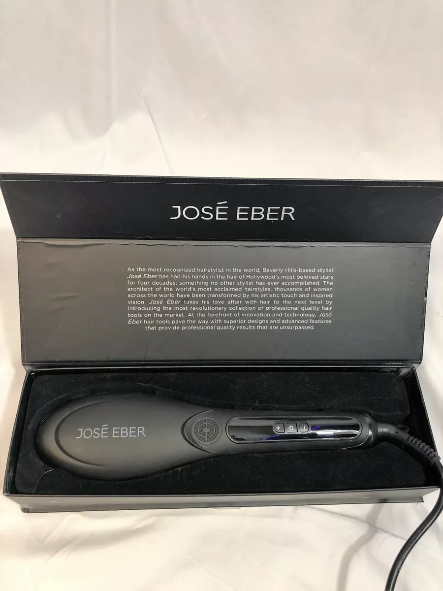 NEW JOSE EBER Digital Straightening Brush Black 170 400 F Ergonomic Design GIFT