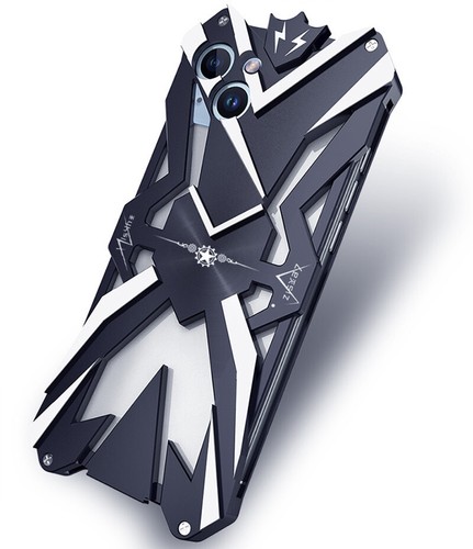Potente funda protectora de metal a prueba de golpes para iPhone 14 con parachoques de aluminio - Imagen 13 de 17