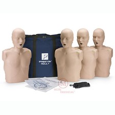 4-Pack Prestan ADULT CPR Manikins w Feedback, Med Tone PP-AM-400M-MS mannequins
