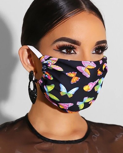 UK Women Men Face Mask Protective Reusable Washable Dust Pollution Fashion Masks - Picture 98 of 114
