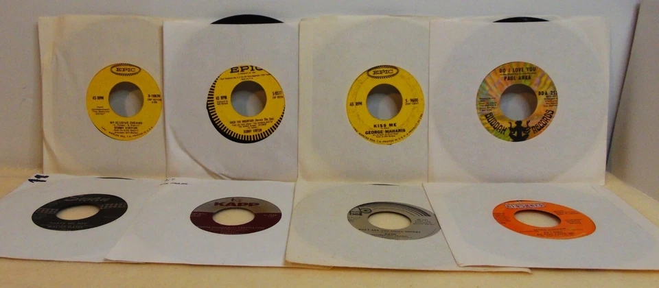1950s/60s/70s - QUALITY RECORD LOT OF 50 7" 45-RPM Early Rock/Jazz/Pop Singles - Image 3 of 4