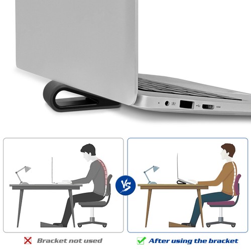 Laptop Stand Travel Keyboard Notebook Holder Riser Portable Vent - Photo 11/12