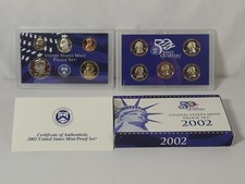 UPC 704785001060 product image for US Mint Proof Set 2002-S Original Box & Certificate of Authenticity 10 Coins | upcitemdb.com