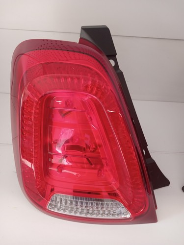 COPPIA FANALI POST. STOP A LED NUOVA FIAT 500 RESTYLING ORIGINALI CON PLACCHE - Imagen 6 de 7