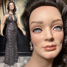 Realistic Plus Size Mannequin Vintage Full Smiling Dimples Curvy RARE