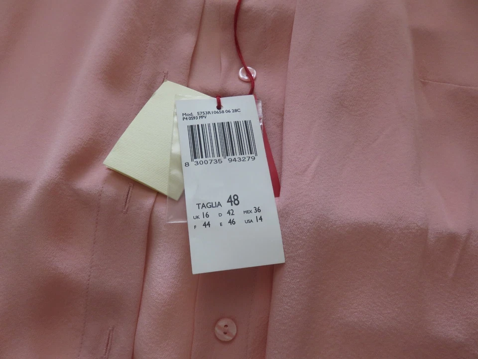 CAMICIA IN PURA SETA, NUOVA con cartellini - Immagine 4 di 4