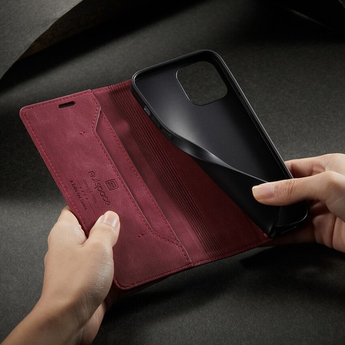 For iPhone 16e/16/15/14/13/12/11 XR SE 8 Leather Wallet Case Magnetic Flip Cover - Picture 36 of 40