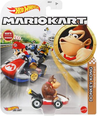 Mario Kart Donkey Kong Auto Car 1/64 Figur DieCast Hot Wheels Mattel