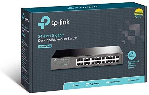 24 Port Gigabit Ethernet Switch 10 100 1000Mbps Fanless Plug and Play Network... - Picture 6 of 6