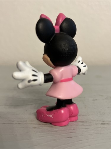 MINNIE MOUSE PINK DRESS DISNEY 3” ACTION FIGURE TOY - Picture 6 of 10