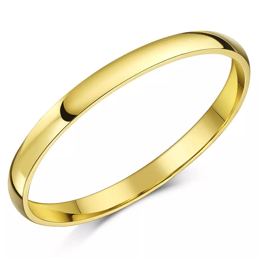 Gold light weight sale ring