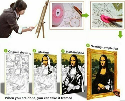 Snow Time Village Home DIY Wall Paintings Art Craft Acrylic Paint By Numbers Kit Super winstgevend, erg populair