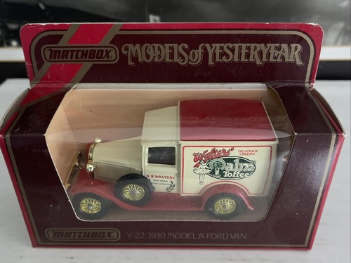 84 MATCHBOX MODELS OF YESTERYEAR Y-22 1930 MODEL A FORD VAN WALTERS PALM TOFFEE - Picture 6 of 10