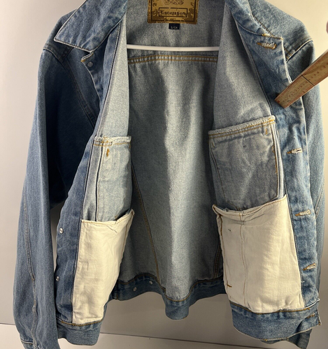 Jean Blue Generation Adultos Talla Pequeña, Chaqueta Denim Azul Claro ¡Gran Forma! - Imagen 4 de 24