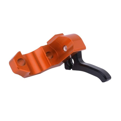 1x Hot Start Lever Rotating Bar Clamp Orange Fits For Kawasaki KX450F 2006-2010 - Picture 5 of 7