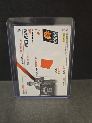 2015-16 Panini Prestige Prestigious Picks Devin Booker #13 Rookie RC 63 - Picture 2 of 2
